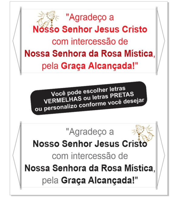 NOSSA SENHORA DA ROSA MÍSTICA 100x50