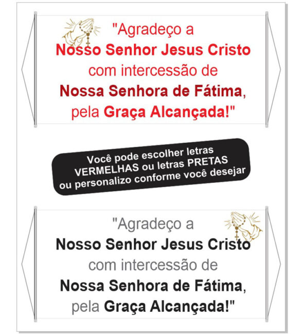 NOSSA SENHORA DE FÁTIMA 100x50