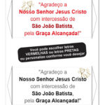 SÃO JOÃO BATISTA 100x50